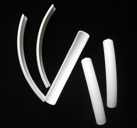 White - Long Salon Nagel Tips (10 stuks)