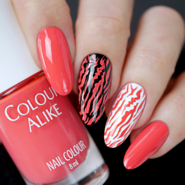 Colour Alike - Stamping Polish - 173. Coral Rose