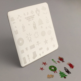 Clear Jelly Stamper - Stamping Plate - CJS_LC07 - Deck the Halls from @Magic.Polish