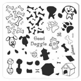 Clear Jelly Stamper - Stamping Plate - CJS_61 Woof