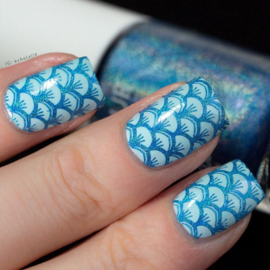 Colour Alike - Stamping Polish - 99. Nebulas Blue (Holographic)