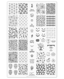 UberChic - Big Nail Stamping Plate - Halloween - 02