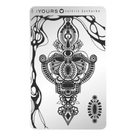 Yours Cosmetics - Stamping Plates - :YOURS Loves Valerie - YLV02. Spiritual Mystery