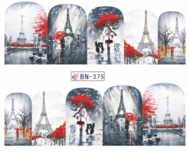 Waterdecals -  Rain in Paris - BN375