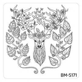 Bundle Monster - Mystic Woods Nail Stamp Plate - My Name Is Buck