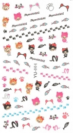 Waterdecals - Kitty Cats