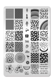 UberChic - Big Nail Stamping Plate - Collections 09-01