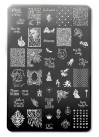 UberChic - Big Nail Stamping Plate - Fairytale - 01