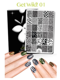 Lina - Stamping Plate - Get Wild! - 01