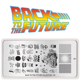 MoYou London - Movies Stamping Plate - Back to the Future 5