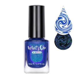 Whats Up Nails - Stamping polish - WSP035. Midnight Zone