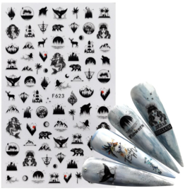 Nailways - Nail Stickers - F623 - Fantasy