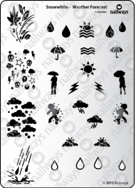 Nailways - Stamping Plate - Snowwhite - 01. Weather Forecast