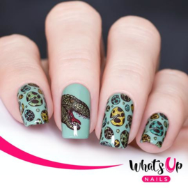 Whats Up Nails - Stamping Plate - B055 - Stampasaurus