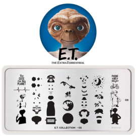 MoYou London - Movies Stamping Plate - E.T. The Extra-Terrestrial 2