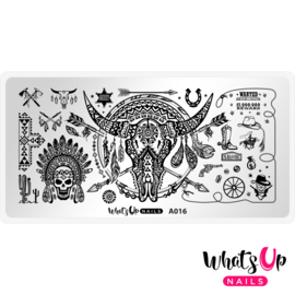 Whats Up Nails - Stamping Plate - A016 Feelin' Southwestern