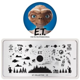 MoYou London - Movies Stamping Plate - E.T. The Extra-Terrestrial 3
