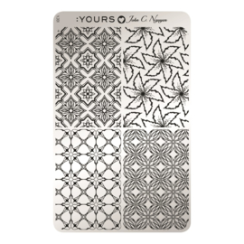 Yours Cosmetics - Stamping Plates - :YOURS Loves John - YLJ01. Kaleidoscope