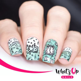 Whats Up Nails - Stamping Plate - B030 School's In Session