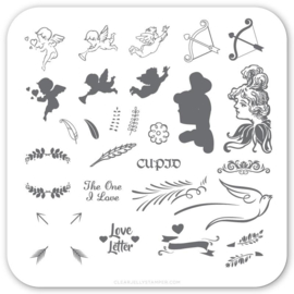 Clear Jelly Stamper - Stamping Plate - CJS_V09 - Cupid