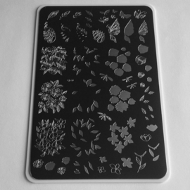 Clear Jelly Stamper - Big Stamping Plate - CJS_37 - Peacock's Garden