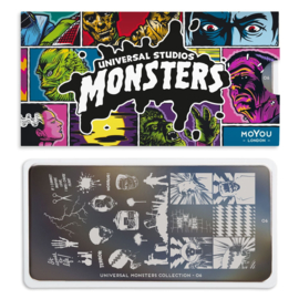 MoYou London - Movies Stamping Plate - Monsters 6