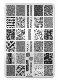 UberChic  - Big Nail Stamping Plate - Simply Organic-02