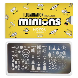 MoYou London - Movies Stamping Plate - Minions 3