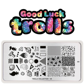 MoYou London - Movies Stamping Plate - Trolls 3