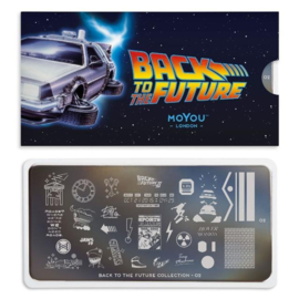 MoYou London - Movies Stamping Plate - Back to the Future 2