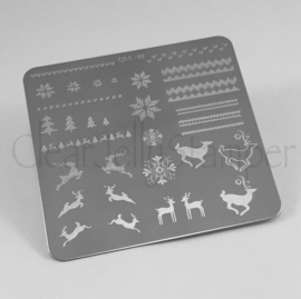 Clear Jelly Stamper - Stamping Plate - CJS_C02 - Christmas Sweater