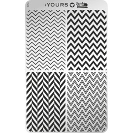 Yours Cosmetics - Stamping Plates - :YOURS Loves Sascha - YLS29. Edgy Zebra