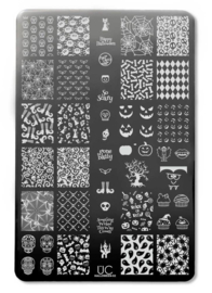 UberChic - Big Nail Stamping Plate - Halloween - 02