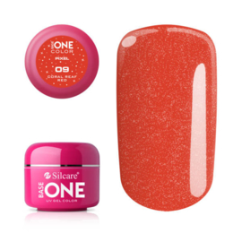 Base One - UV COLOR GEL - Pixel - 09. Coral Real Red