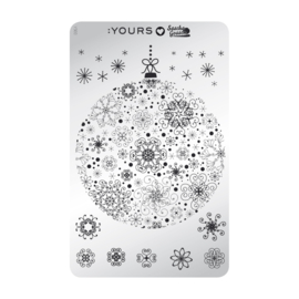 Yours Cosmetics - Stamping Plates - :YOURS Loves Sascha - YLS09. Merry Stamping