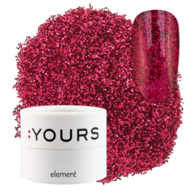 : Yours - Element - Finest Glitters - Red Volume