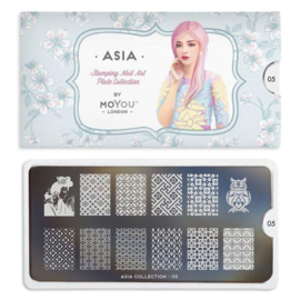 MoYou London - Stamping Plate - Asia 05