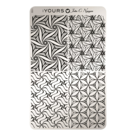 Yours Cosmetics - Stamping Plates - :YOURS Loves John - YLJ02. Psychedelic