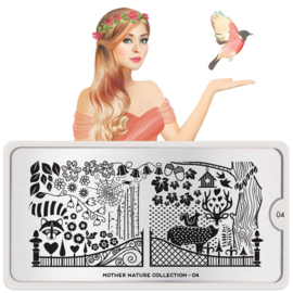 MoYou London - Stamping Plate - Mother Nature 04