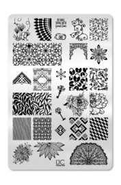 UberChic - Big Nail Stamping Plate - Collections 06 - 02