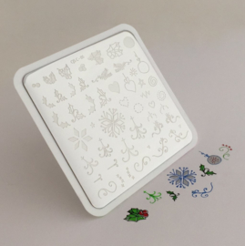Clear Jelly Stamper - Stamping Plate - CJS_C05 - Wonderfully Winter Christmas