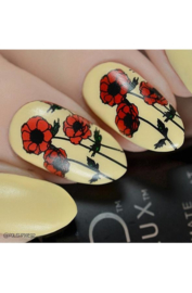 UberChic  - Big Nail Stamping Plate - Secret Garden - 01