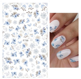 Nailways - Nail Stickers - F730 - Subtile Bouquet