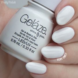 China Glaze - Geláze - Color 81614 - White on White