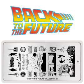 MoYou London - Movies Stamping Plate - Back to the Future 1
