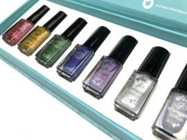 Clear Jelly Stamper - Stamping Polish Kit - HOLO (7 colours)