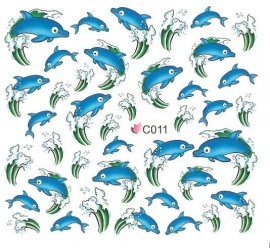 Waterdecals - Dolphins
