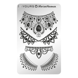 Yours Cosmetics - Stamping Plates - :YOURS Loves Marian Newman - YLM03. Royal