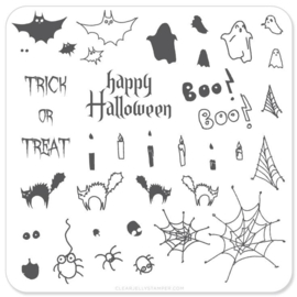 Clear Jelly Stamper - Stamping Plate - CJS_H04 - Halloween - Trick or Treat