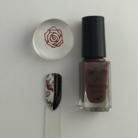 Clear Jelly Stamper Polish - #31 You Had Me at Chocolate